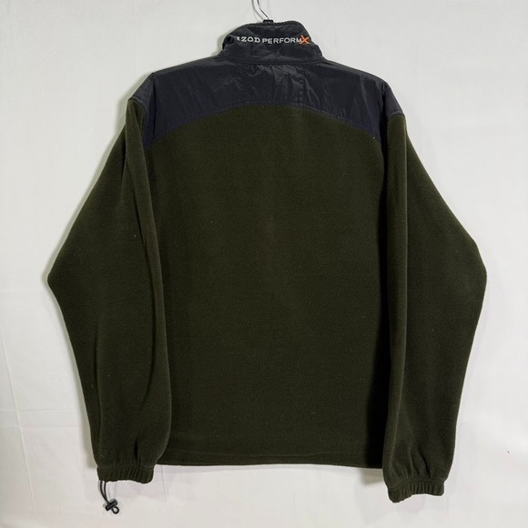 IZOD PerformX Jacket Men's XL Green Fleece Zip Up Outdoor Performance - Picture 2 of 6